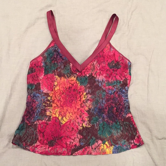 D&G Tops - Vintage D&G Rainbow Lace Camisole - Size S